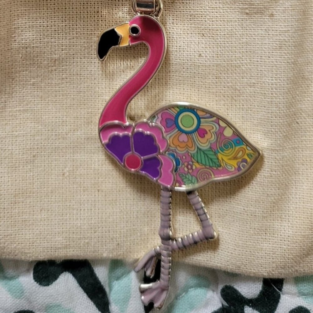 flamingo necklace